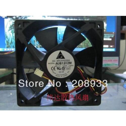 For Original Delta 12025 DC 12V AUB1212M