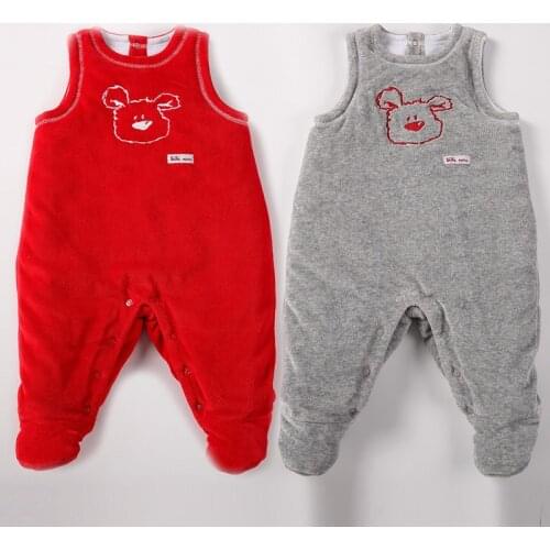 Baby clothes pyjamas kids clothes baby rompers sleeveless thick warm baby boy clothes baby girl clothes jumpsuit dungaree