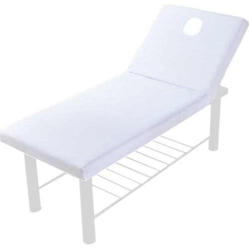 Beauty Massage Table Cover Spa Bed Salon Couch Elastic Sheet Bedding 190x70cm Bed Cover with Face Breath Hole 6 Colors