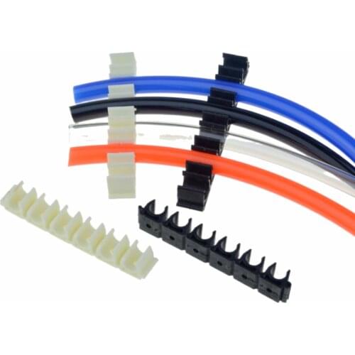 Pneumatic Tube Air Hose Fixing Clamp 6 Way 4mm 6mm 8mm 10mm 12mm Water Pipe Holder Gas Compressor Tubing Diversion Flow Clip