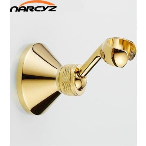Shower Mounting Bracke Antique/Chrome Brass Swivel Handheld Shower Holder Shower Head Seat Rack Bathroom Accessories 9153K