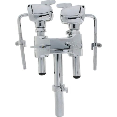 Finest Tom Drum Mount Clamp Holder Rack Support DIY For Drummer Silver