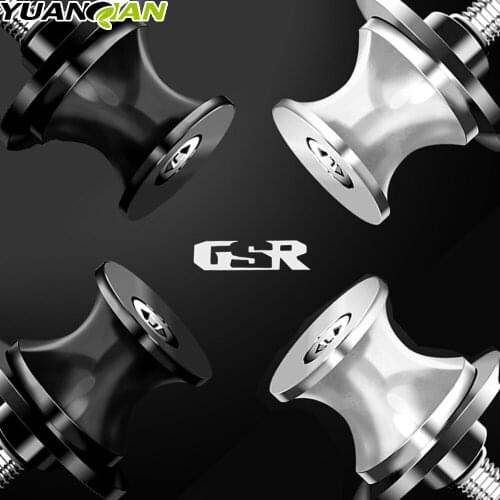 M8 For Suzuki GSR600 GSR750 GSR400 GSR 400 600 750 Motorcycle CNC Frame Stands Screws sliders Swingarm Spools Slider Modified
