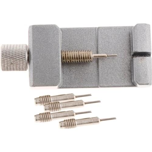 Watch Band Strap Link Pin Repair Tool Kit for Watchmakers w/4 Extra Pins
