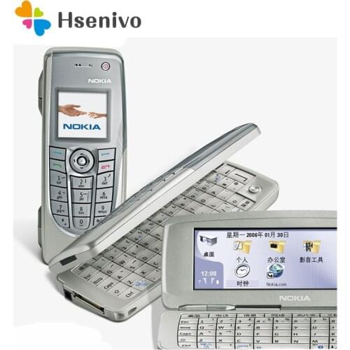 Hot sale Collected Phone Original Unlocked Nokia 9300 Flip GSM Mobile Phone Symbian 7.0s With Multi-language Free shipping