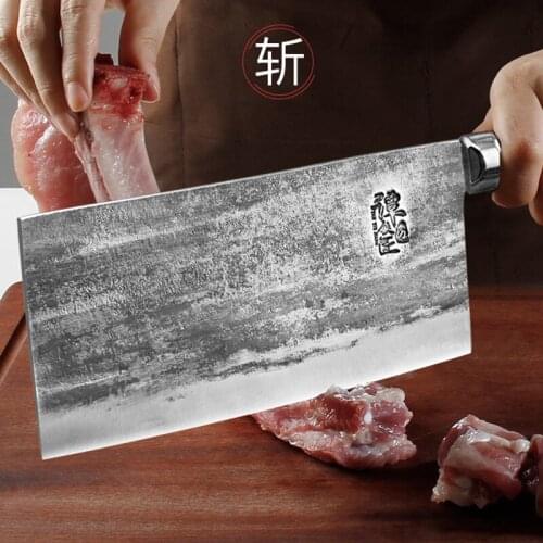 Tang Knife kitchen knife Household slicing knife Old-fashioned kitchen knife Special ultra-fast and sharp kitchen knife