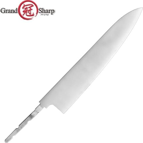 Knife Blank Blade DIY Kitchen Knife 440C Stainless Steel Razor Sharp Knife Billet Tools High Hardness For Meat Fish Grandsharp