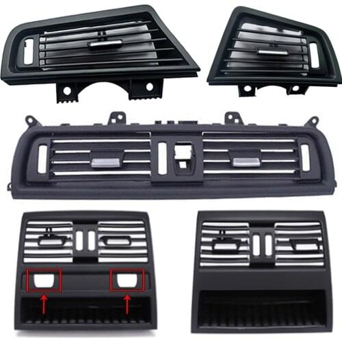 For BMW 5 Series F10 F18 2010-2017 RHD Front Row Wind Air Conditioning Vent Grill Outlet Panel Without Chrome Plate