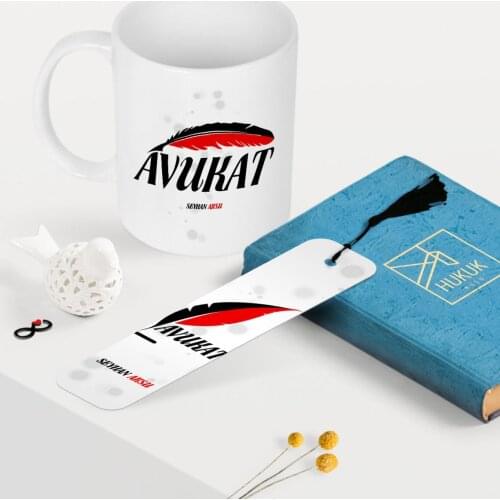 Personalized Attorney Themed Mug and Bookends Set-8