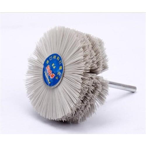 Woodworking Polishing Wear-resistant Brush Nylon Abrasive Wire Polishing Brush T-shaped Wood Carving Polishing Tool Set 1pcs