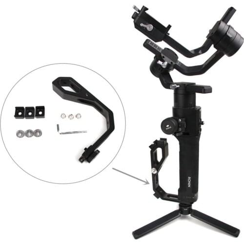 Aluminum Alloy Expansion Bracket L-shape Handle Grip Accessory for DJI Ronin-S Handheld Gimbal Stabilizers