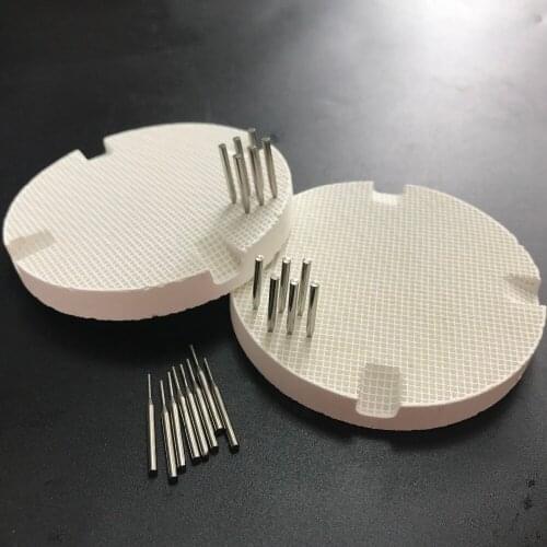 Dental Lab Honeycomb Firing Trays 2pcs + 20PCS Metal Pins