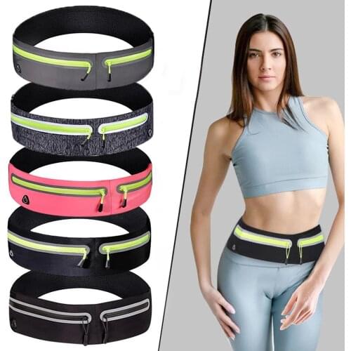 Marathon Running Bag Pockets Sports Waist Bag Women Men Mobile Outdoor Phone Case Holder Fitness Waist Pack Belts Waterproof Bag