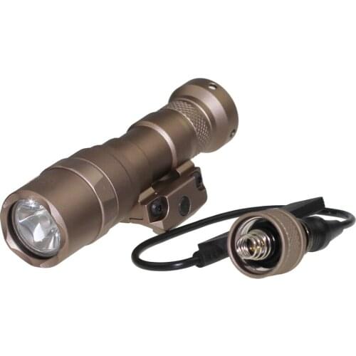 SPINA OPTICS Tactical Weapon Light M300B Rifle MINI SCOUT Light LED Flashlight Momentary Output for Hunting