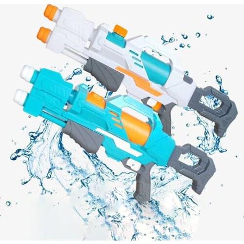 Two Holes Water Gun Summer Pool Outdoor Beach Pull-out Water Fighting Play Ultra Long Range Spray Toy Pistol for Children Gift