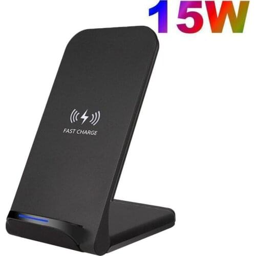1Pc Mobile Phone Wireless Fast Charger Charging Base 5W / 7.5W / 10W / 15W Qi Wireless Charger Mobile Phone Holder