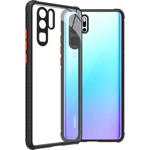 For Huawei P30 Pro on 6.47'' Tyre Texture Hard Cases Phone Wheels Shock Soft Edge Transparent Case For Huawei P30Pro Plus Shell