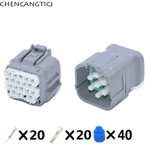 1Set Sumitomo DL 040 Series 20Pin Auto Electrical Control Board Connector Excavator Hydraulic Pump Plug 6189-0714 6188-0494