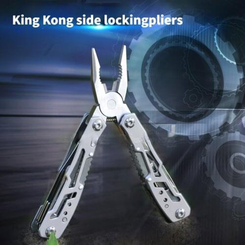 12 in 1 Multifunctional Folding Pliers Wire Stripper Outdoor Camping Multifunctional Tool Mini Portable Repair Tool Pliers