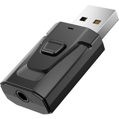 Audio Adapter 4 in 1 Lightweight Convenient Bluetooth USB 5.0 Transmitter Receiver for TV Computer Car