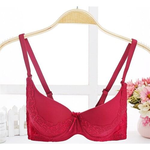 BRZFMRVL Women Double Size Sexy Push Up Bra small chest Underwear Bra For Small Breast student girl bra for party wedding
