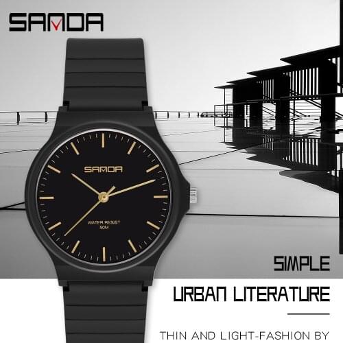 SANDA 2020 Fashion New Classic Student Watch Simple Design Sports Style Waterproof Unisex Watches Gifts Relogio Feminino 6010