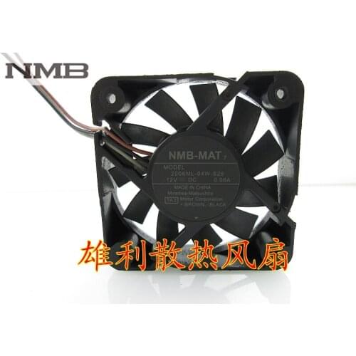 For NMB 2006ML-04W-S29 TA2 5015 5cm 12v 0.08a 3wire Cooling fan
