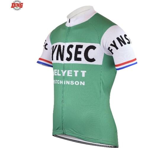 Men Short sleeve New green cycling jersey ropa Ciclismo team Race cycling clothing MTB Breathable bike wear shirt Retro clothes
