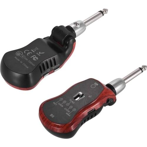 Guitar Effectors Effect Synthesizer with 5 Effects(Reverb/Chorus/Flanger/Overdrive/Wow Wah) Built-in Battery with 6.35mm Plug