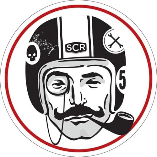 Hot Sell The Distinguished Gentlemans Ride Decal Anti- Auto Car Sticker Bumper Motorcycle Helmet Decal A4 Q3 Auto Decoration