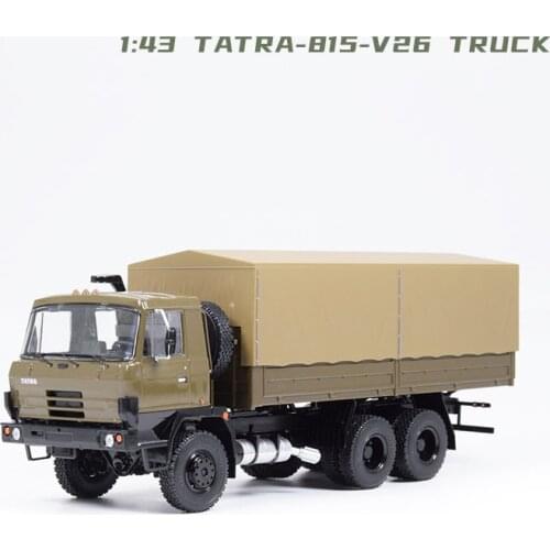 Diecast 1/43Scale TATRA-815-V26 Heavy Truck Army Troop Carrier Alloy Car Model Collection Souvenir Gift Display Hot Toys