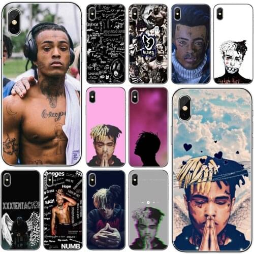 XXXTentacion Fashion Design Cover Soft Silicone TPU Phone Case For iPhone 5 5S SE 6 plus 7 plus 8 plus X XS XR XS Max 11 Pro Max