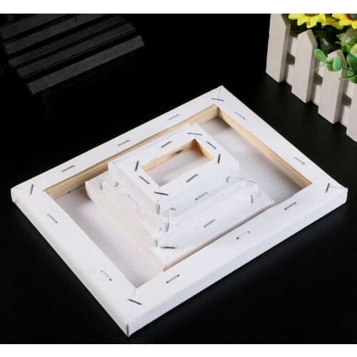 Mini Natural Wood Cotton Easel Frame Display Holder For Art Painting Wedding Party Craft Y51A