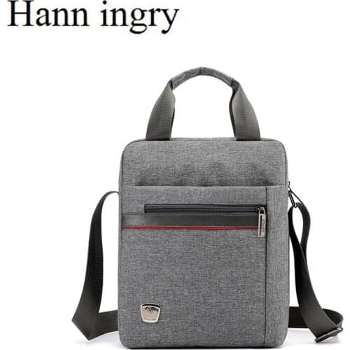 HANN INGRY 2021 New Mens Single Shoulder Bag High-Quality Nylon Bag business Stylish Simple Outdoor Multi-functional bag H46D