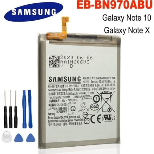 Original Samsung Battery EB-BN970ABU For Samsung Note10 Note 10 5G version Genuine Battery 3500mAh Note10 5G Battery