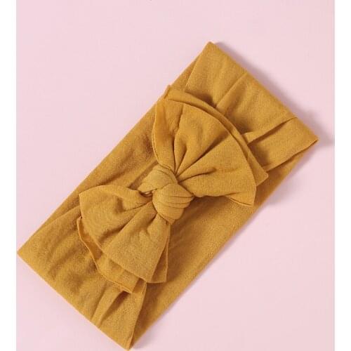 New Hairband Toddler Baby Girls Head Wrap for Children Double Bow Knot Newborn Turban Headband Hair Accessories Baby Gifts