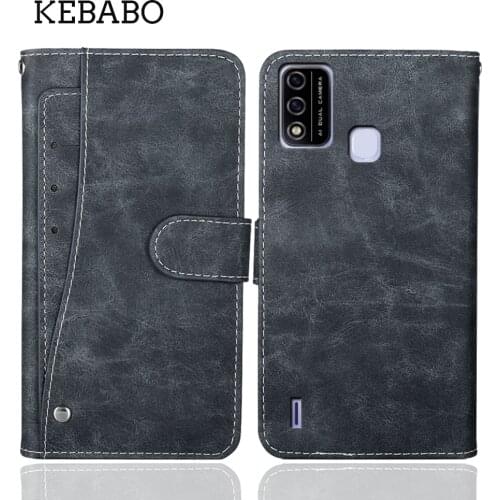 Luxury Wallet Itel A48 Case 6.1" Vintage Flip Leather Business Protective Cover For Itel A48 Case Phone Bag Card Slots