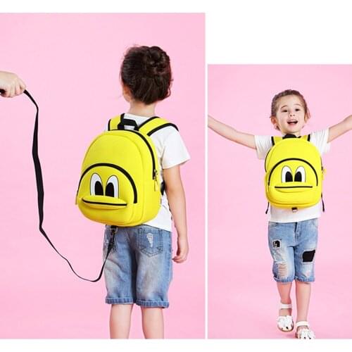 Bag girls boys kids Backpacks baby aged safety canvas harness toddler cartoon bear backpack anti lost children strap