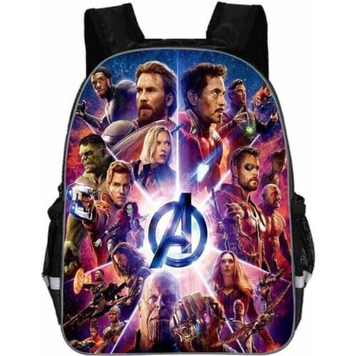 11/13/16 Inch Bag Mochilas Avengers Backpack For Teenage Boys Children School Bags Heroes Cartoon Backpack Captin America Bags
