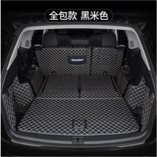 Seven-seat dedicated full-backed trunk trunk box mat carpet mat For Teramont/Atlas 2017-2018