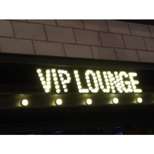 Outdoor advertising acrylic led letter sign