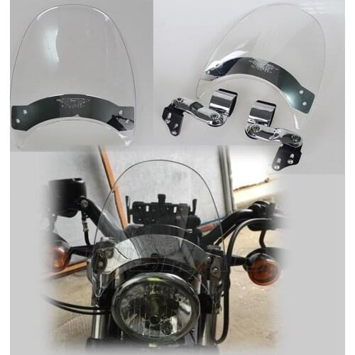 Windshield Windscreen For 1996 - 2014 Honda Shadow ACE Spirit RS VT 1100 750 C C2 VT1100 VT750 VT750RS Front Fork Screen