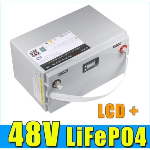 Waterproof 48V 40AH LiFePO4 Battery 48V 3000W Electric bicycle Scooter Battery Pack