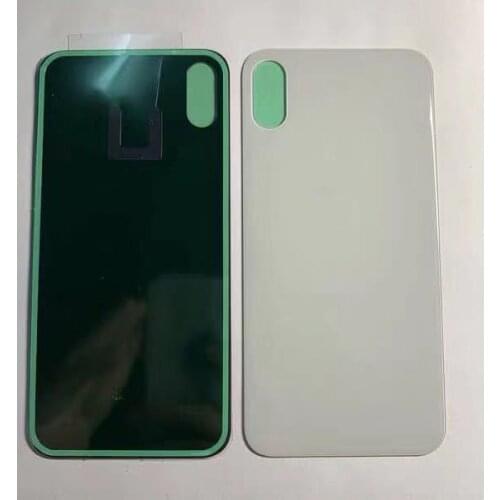 Big Hole Back Battery Cover Rear Door Housing Case Back Housing For iphone X XS XS MAX Glass Body Back Housing Case