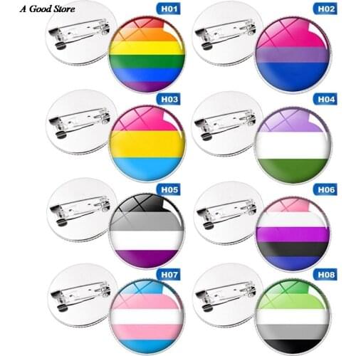 Transgender Pride Rainbow Gay Intersex Asexual Pride Lapel Pins Love Is Bisexual Pansexual Pins Panromantic Tin Badge