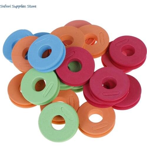 20pcs EVA Foam Spools Fishing Line Winder Hook Board Winding Carp Lure Trace Wire Leader Holders Tackle Box