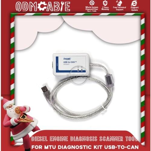 Obd cable ADEC / MDEC ECU7 Diagnostic Cable for mtu diagnostic tool set (USB-TO-CAN) with 2.7 hdd software
