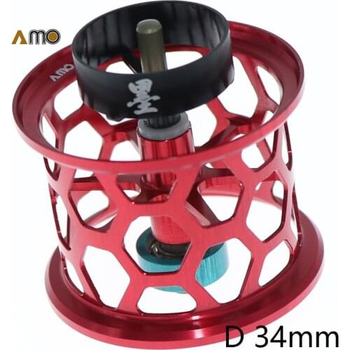 AMO DIY 34mm FISHING REEL SPOOL Lightweight Fishing Reel Spool Aluminium Alloy Spool (Microsubstance) STEEZ Free Shipping