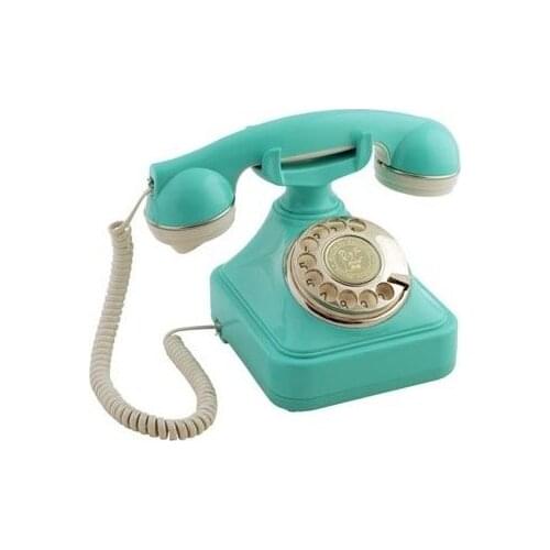 Anna Bell Turquoise Silver Dial classic Phone antique classic telephone старый классический телефон