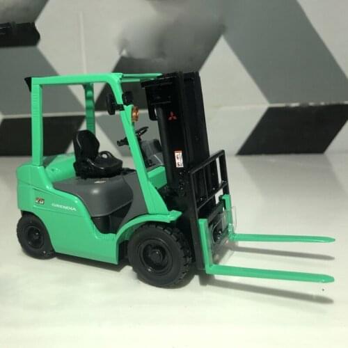 Diecast 1:25 Mitsubishi Forklift Alloy Heavy Industry Model Collection Vehicle Decoration Souvenir Ornaments Display Toy Gift